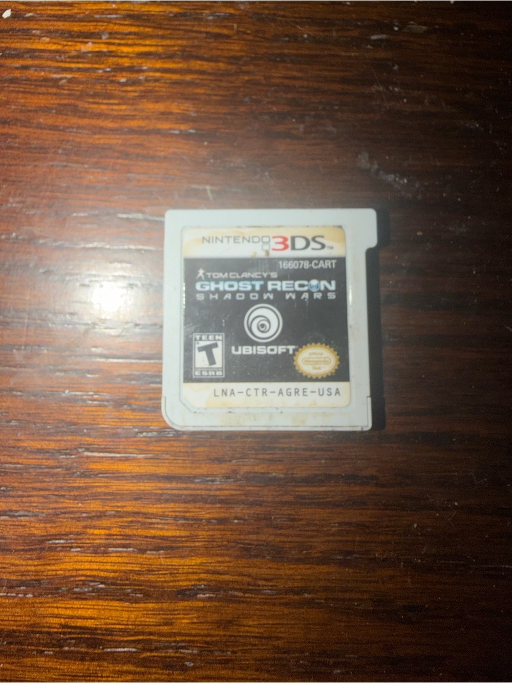 Nintendo 3DS Game Cartridge - White with Black Label